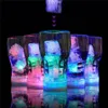 Water Sensor Sparkling LED Ice Cubes Luminous Multi Color Glowing Drinkable Decor for Event Party Wedding 8 Stylesa14560D