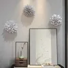 Adesivos de parede Modern Cerâmico Flower Adesivo Artesanato Casa Livingroom Fundo Suspensão Decoração El Store Mural Acessórios