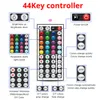 Kontroler LED 17key 24key 44key IR RGB Kontrolnik LED kontrolery światła Zdalne ściernik DC12V dla RGBS 3528 5050