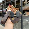 2021 NewCute Portachiavi per le donne Mens Designer Moda Portachiavi Animale cartone animato orecchie rotonde Fascino chiave Chiavi della macchina Borsa Ciondoli Charms Palla per capelli casual Regali