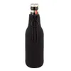 Beer Bottle Coolers with Zipper Premium Neoprene Insulators Coolie Sleeves Can Holder Assorted Colors for 12oz 330ml