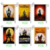 24 Style All Saints Day Pumpkin Haunted House Festival Banner Flaggor Courtyard Decoration Garden-Flag Halloween Flagga T9i001402