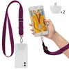 Mobiele telefoon bandjes Charms Universele Mobiele riem Verstelbare Nylon Nekkoord Lanyard voor Smartphone Afneembare Easy-Install Safety Tether Ha