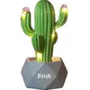 Objets décoratifs Figurines Ins Cactus LED lampe de table étoile de rêve petite veilleuse décoration de chambre beau cadeau pour les filles And273A