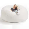 Stuhlhussen Microsuede Foam Giant Bean Bag Memory Wohnzimmer Lazy Sofa Soft Cover250W