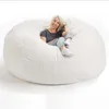 Stoelhoezen Microsuedeeschuim Giant Bean Bag Geheugen Woonkamer Luie Sofa Zachte Cover