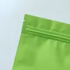 Double Side Aluminum Foil Zipper Bag Plastic Zip lock Mylar Bags For Long Term Storage of Food Resealable Packaging Leak Proof