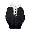 Herren Hoodies Sweatshirts 3D-Druck Pullover Anzug Gentleman Pullover Sportbekleidung Kleidung Accessoires HerrenHerren