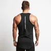 Muscleguys Solid Abbigliamento Palestre Stringer Canotta Uomo Bodybuilding e Fitness Canotte Muscle Vest camicia senza maniche da uomo 210421