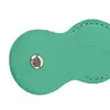 収納バッグ高品質のハート型ギターピックホルダー本革ギタープリクラムケースバッグキーチェーン形状アクセサリー