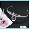 Haarschmuck Schmuck Haarspangen Haarspangen Mode Tiara Glanz Frauen Strass Stirnband Braut Prinzessin Kristall Krone Drop Lieferung 2021 Bp