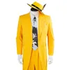 Maska Jim Carrey Yellow Suit Cosplay Costume2811