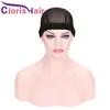 Bonnets de perruque à gros trou pour la fabrication de perruques Bonnet en maille extensible au crochet doux avec filets à cheveux à bande élastique 5pcs / lot Taille libre 19-25 pouces