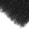 Brasilianisch versausches lockiges Haarbündel unverarbeitete jungfräuliche lockige menschliche Haarverlängerungen 30 -Zoll brasilianisch versauter lockiges jungfräuliches Haar Webs