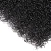 Karmiuは未加工の人間の拡張機能30inch Brazilian Kinky Curly Virgin hair織りを束ねます