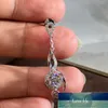 Huitan Twist Lange Baumeln Ohrringe Frauen Mode Schmuck Zirkonia Verlobung Hochzeit Party Weibliche Tropfen Schmuck Hohe Qualität