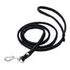 Mascota cachorro perro correa Collar largo suave Pu correas de cuero Color sólido andador niña niño para caminar collares 3037