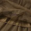 Élégant Arc Tulle Jupe Plissée Vintage Femmes D'été Noir Midi Jupes Longues Coréenne Lolita Jupe Blanc Maille Jupe Pour Les Adolescents 210619