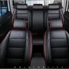 Capa de assento de carro de couro PU personalizada para proteção de assentos de carros Volkswagen vw Tiguan Conjunto Sedan Interior à prova d'água Acessórios Automáticos308d