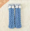 Enfants chaussettes antumn hiver bébé corail velours épais bas chaud mignon chaussette de sol floue épaissir moelleux chambre dormir filles garçons bas