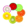 Keuken gadgets siliconen cup mat coaster creatieve fruit stijl hittebestendige placemat schattige drank tafel bar accessoires