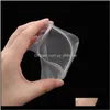 20PCSPACK Matte Transparent Plastväska Aluminiumfolie Hologram Väska Små Vattentät Zipper Reclosable Pouches 4Luvf Förvaringspåsar GT9RI