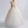 fashion flower girl tutu dress high quality girls children wedding party ball gown princess dress
