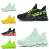 Wholesale Non-Brand men women running shoes blade Breathable shoe black white green orange yellow mens trainers outdoor sports sneakers