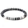 6mm ronde natuursteen plakvormige zachte polymeer klei diverse kleuren armband bohemia stijl voor vrouwen mannen creatieve geschenk