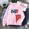 Damen Hoodies Sweatshirts Ästhetischer Druck Hoodie Mode Adams Hand inspirierte die Kreation eines Sweatshirts Lustige Grafik Sudadera Muje