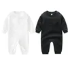 Spring Autumn Baby Boys Girls Long Sleeve Rompers Sp￤dbarn Bomull Tecknad bj￶rn Jumpsuits S￶ta sm￥barn