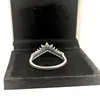 925 Anel de Prata Esterlina com Caixa Original para Mulheres Princesa Desejo Aniversário Aniversário Aniversário Anéis De Casamento Presente Crown Designer Fit Pandora Estilo Fine Jóias