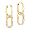 Boucles d'oreilles de créateur Perle Hoop Boucle d'oreille Celebrity Tempérament Ovale Exagéré Tendance Oreille Charme Cadeaux De Fête Bijoux Double Mode Boucles D'oreilles Vintage