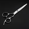 JAGUAR 5 5 inch 6 0 inch 9CR 62HRC Hardness hair scissors cutting thinning Fine polishing light silver with case228j