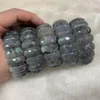 rainbow Labradorite stone bracelet natural gemstone bangle fine jewelry for woman for man for gift wholesale