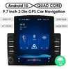 2G + 64G 9.7 인치 범용 자동차 오디오 GPS 네비게이션 Autoradio Android 10 USB 블루투스 FM 4G WiFi SWC 미러 링크 OBD2 후면 카메라