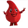 Halloween Red blood drop Mascot Costume High Quality customize Cartoon Anime theme character Carnival Adults Birthday Party Fancy Outfit