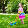 Bubble Mawer voor Peuters Kids Bubble Blower Machine Lawn Games Zomer Outdoor Push Toy Pasen Toys Birthday Geschenken