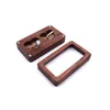 Wooden Jewelry Boxes Gift Wrap Transparent Window Necklace Pendant Storage Creative Couple Ring Box Wedding Supplies