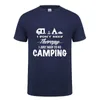 Non ho bisogno di terapia T-shirt da campeggio Life Camp S T-shirt Happy Funny Traveller National Forest Graphic Tee 210629