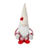 Jul Gnomes Plush Elf Dekorationer Handgjorda Skandinaviska Tomte Nordic Nisse Hem Hushåll Ornament PHJK2109