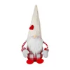 Jul Gnomes Plush Elf Dekorationer Handgjorda Skandinaviska Tomte Nordic Nisse Hem Hushåll Ornament PHJK2109