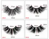 Fluffy ögonfransar 8d 25mm Individuell mink 3D-fransar i bulk Fake Natural False Lash Wholesale Eyelash Extension Tillbehör