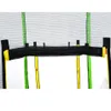 安全エンクロージャーの子供のための7フィートトランポリン網と梯子の簡単な組み立てラウンド屋外レクリエーショントランポリン米国ストック236g