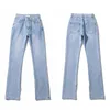 GOPLUS Jeans Woman High Waist Jeans Streetwear Light Blue Denim Trousers Vintage Split Flare Pants Women Korean Pantalon Femme 210616