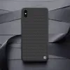 Przypadku na iPhone XS MAX / XR Textured Nylon Włókno Przypadki do tyłu dla XS Max Trwała antypoślizgowa cienka i światła