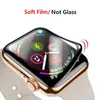 Screen Protector Films For Apple Watch Band 45mm 41mm 44mm 40mm 42mm/38mm Iwatch Soft Film Watch Accessories Apple Watch 5 4 3 se 6 7