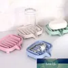 Bath Foam Storage Box PP Sponge Drain Soap Dish Tray Holder Pheat Space-Saver Wheat Łazienka WC Kuchenna Rack Akcesoria Rack Cena Fabryczna Ekspert Quality