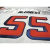 Personalizado 009 personalizado # 55 Willie mcginest jogo desgastado retro colégio jersey 1990 com tamanho de equipe s-5xl ou personalizado qualquer nome ou número jersey