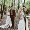 boho sheath wedding dress